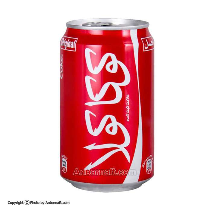 نوشابه حلبی کوکا