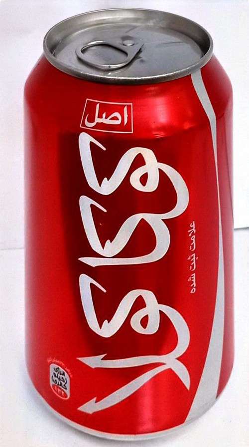 نوشابه حلبی کوکا